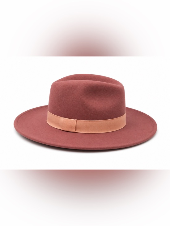 Saks Fifth Avenue Accessories - Saks Fifth Avenue Dusty Rose Rancher Hat